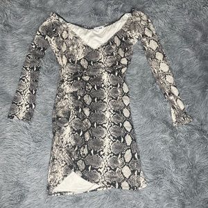 Snake Skin Fashion Nova Dress